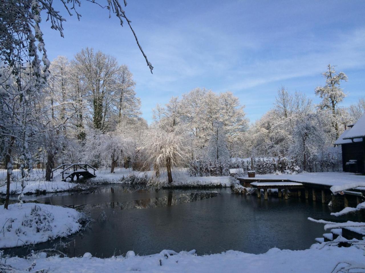 Ferienwohnungen Direkt Am Wasser Burg im Spreewald Eksteriør billede