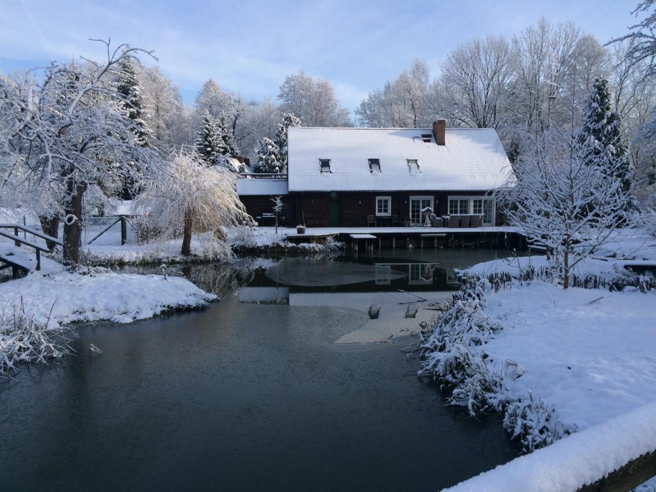 Ferienwohnungen Direkt Am Wasser Burg im Spreewald Eksteriør billede